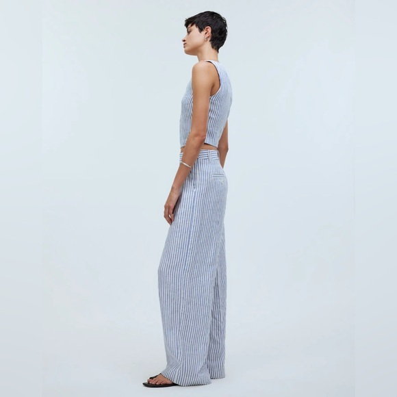 NWt; Madewell The Harlow Wide-Leg Pant in 100% Linen🔥 - Picture 2 of 16